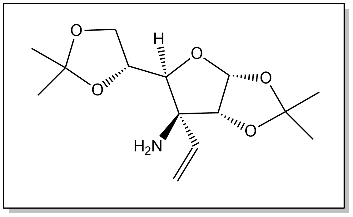 Aminosugar — protected furanose with NH2 group
